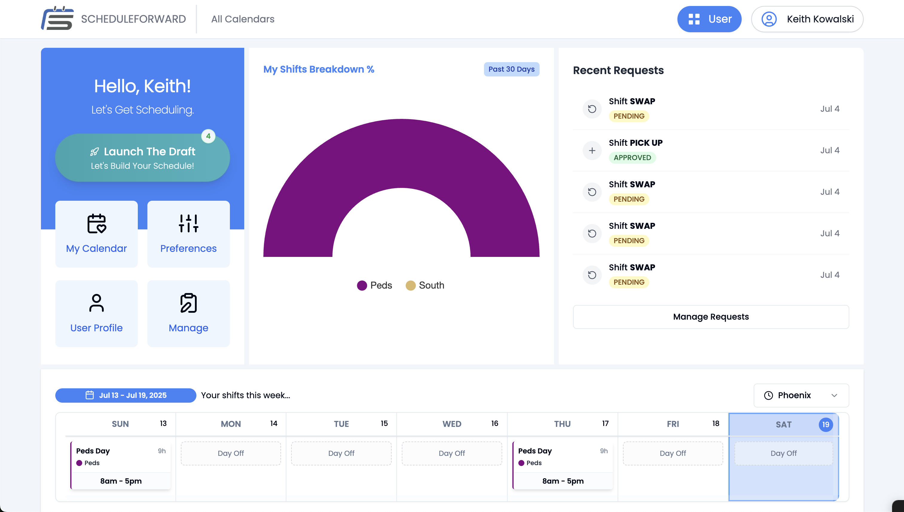 User Dashboard